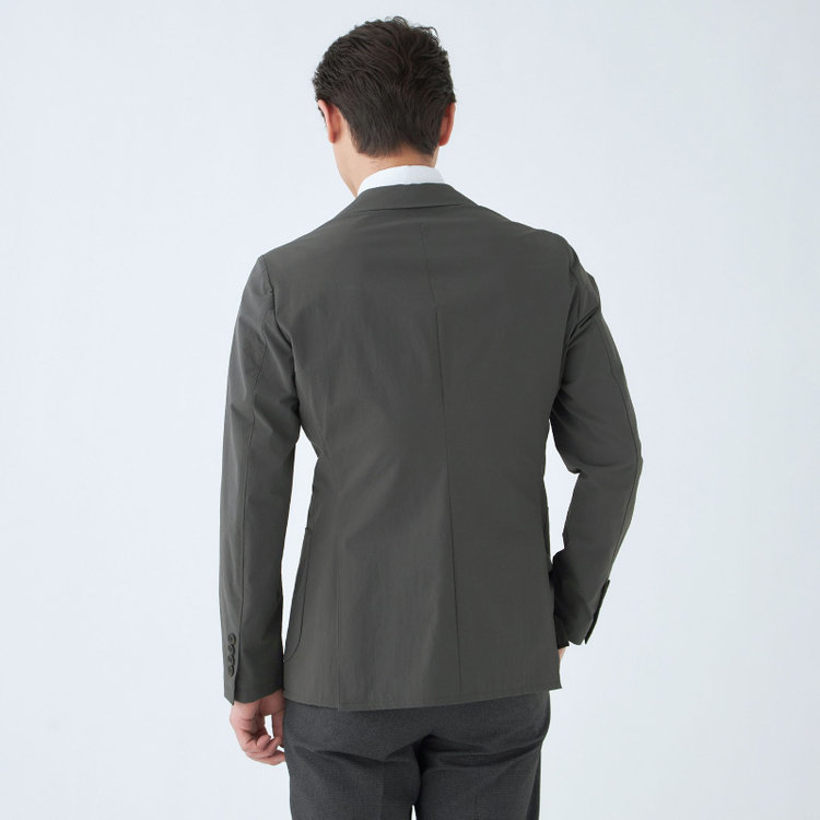 スーツセレクト 【WEB限定/OUTLET】【RBC】【春夏】2WAYデタッチャブル2釦ジャケット/グレーカーキ/パッチポケット グリーン系(緑)
