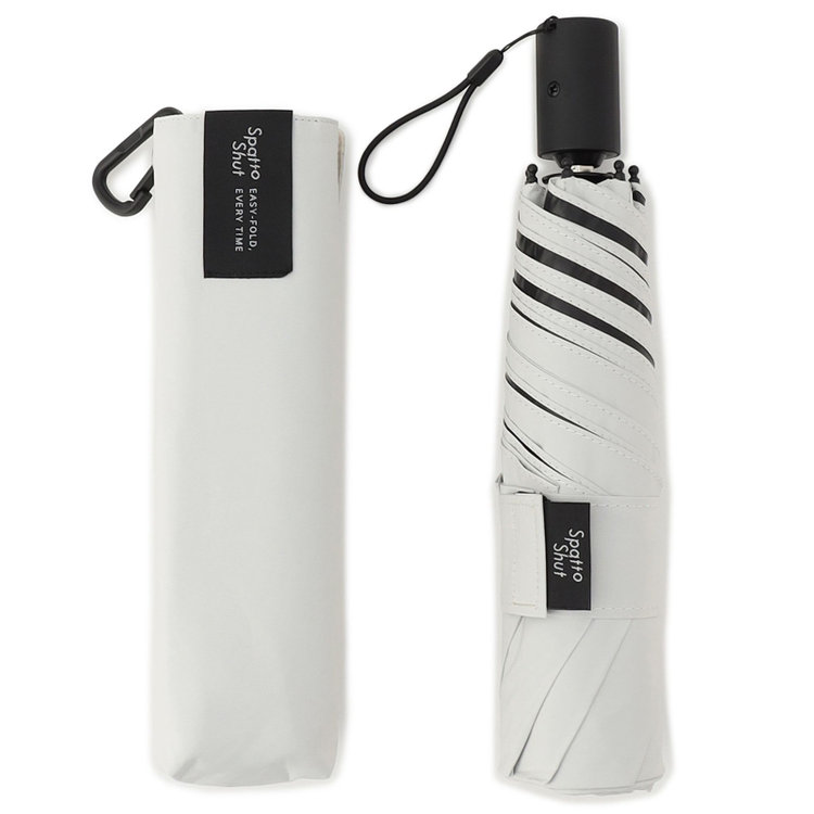 ソノタ 【晴雨兼用】【自動開閉】【形状記憶折りたたみ傘】ホワイト 白