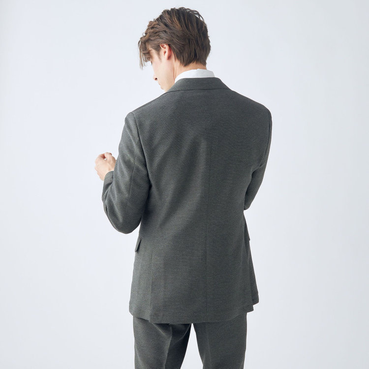 シルバーライン 【5DAYS CLOSET】【RBC】【春夏】テンセルブレンド2釦ジャケット/カーキ/4S SUSTAINABILITY&ECOLOGY FABRIC 黄淡色