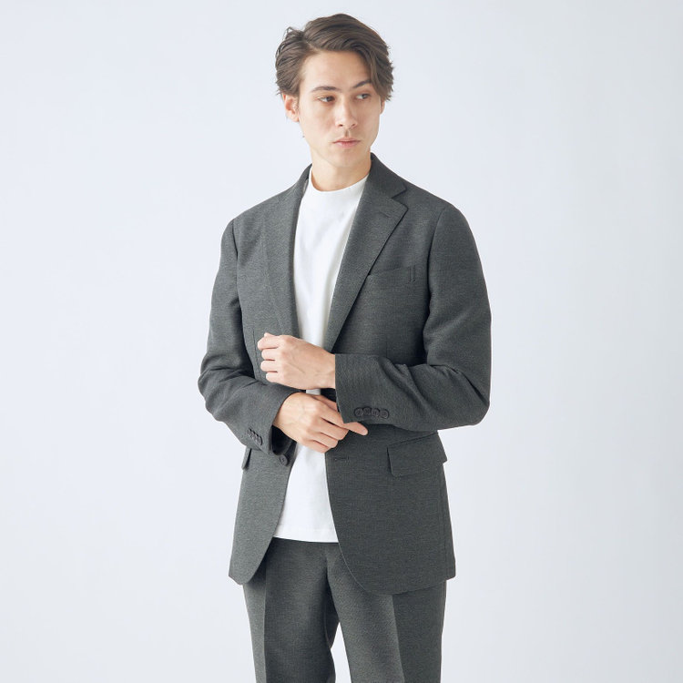 シルバーライン 【5DAYS CLOSET】【RBC】【春夏】テンセルブレンド2釦ジャケット/カーキ/4S SUSTAINABILITY&ECOLOGY FABRIC 黄淡色