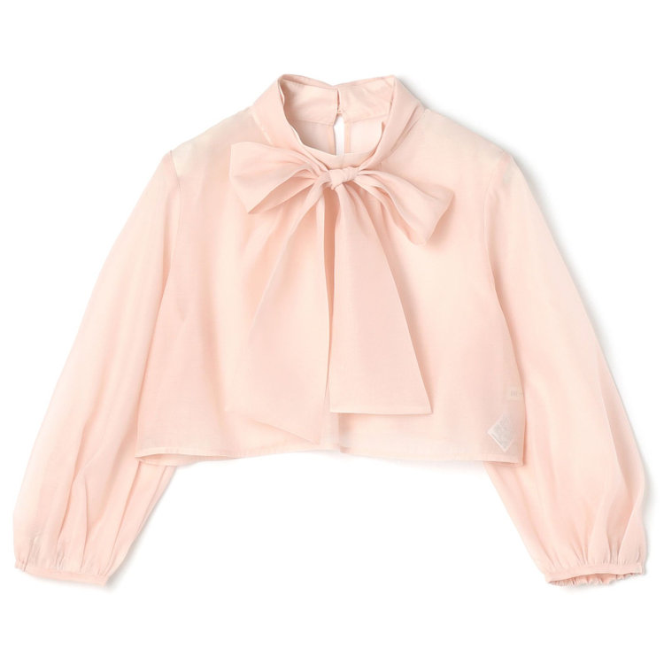 サマンサ 【SUIT SELECT×Samantha Thavasa】【長袖】ボウタイブラウス/ピンク 赤淡色