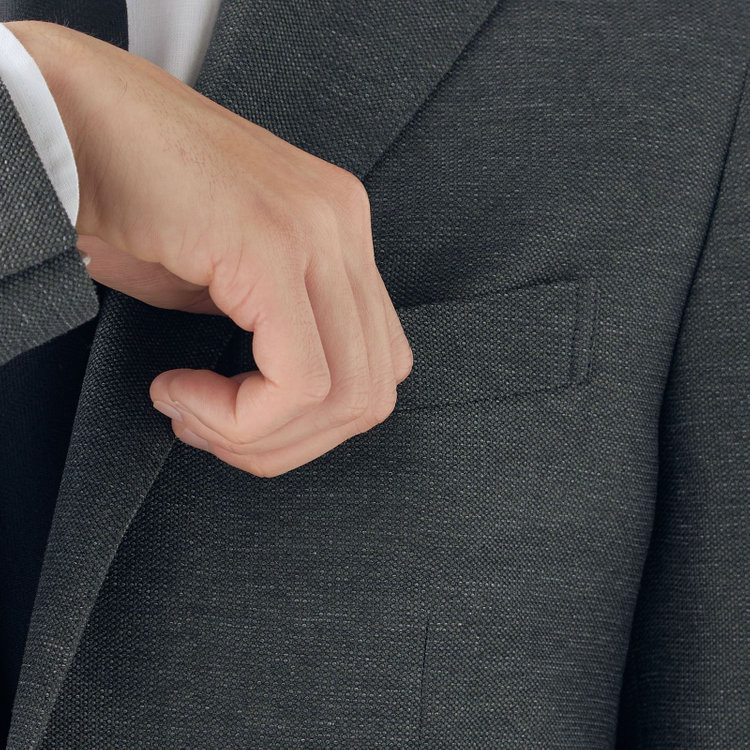 シルバーライン 【5DAYS CLOSET】【RBC】【春夏】テンセルブレンド2釦ジャケット/カーキ/4S SUSTAINABILITY&ECOLOGY FABRIC 黄淡色