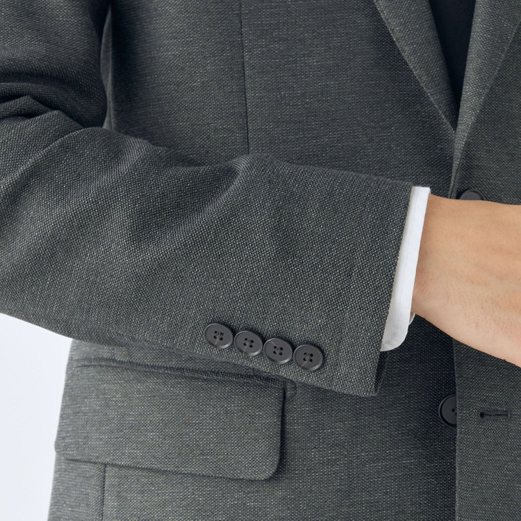 シルバーライン 【5DAYS CLOSET】【RBC】【春夏】テンセルブレンド2釦ジャケット/カーキ/4S SUSTAINABILITY&ECOLOGY FABRIC 黄淡色