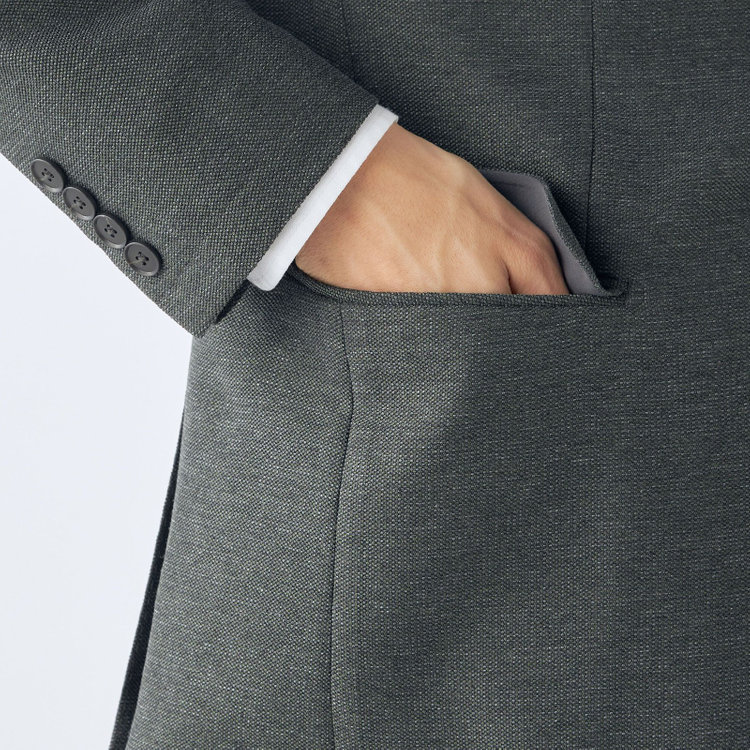 シルバーライン 【5DAYS CLOSET】【RBC】【春夏】テンセルブレンド2釦ジャケット/カーキ/4S SUSTAINABILITY&ECOLOGY FABRIC 黄淡色