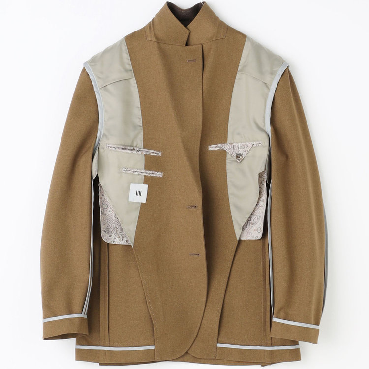 シルバーライン 【RBC】【秋冬】2釦ジャケット/ブラウン/パッチポケット 茶中間