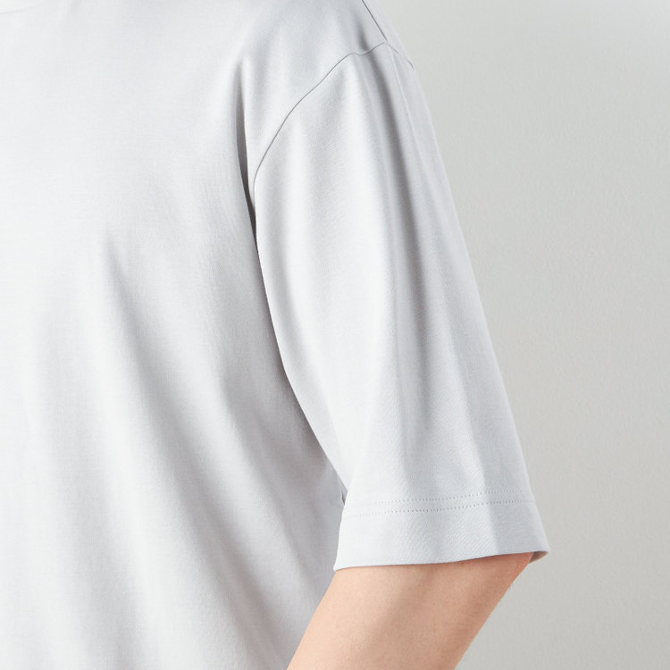 シルバーライン 【スーツ屋が作った】BIZ Tシャツ/グレー グレー淡色