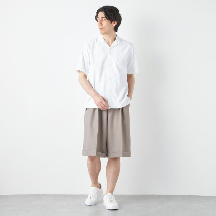 ブラックライン 「TailoredCasual」【春夏】ハーフレングスパンツ/ブラウン　 その他