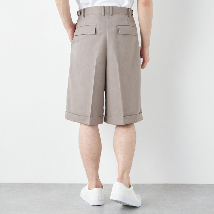 ブラックライン 「TailoredCasual」【春夏】ハーフレングスパンツ/ブラウン　 その他
