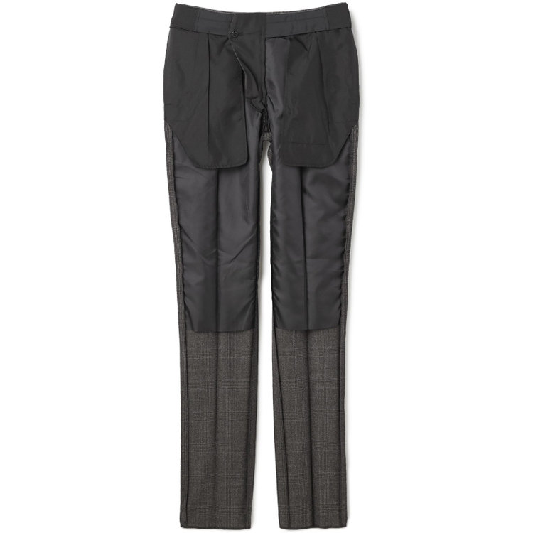 シルバーライン 【CLASSICO TAPERED】【秋冬】2釦シングルスーツ 1タック/ブラウングレー×チェックオーバーペン/Ermenegildo Zegna LOOP woven in italy/※裾上げ必要 茶濃色