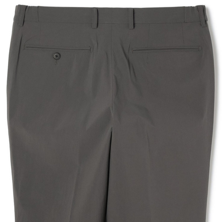スーツセレクト 【WEB限定/OUTLET】【RBC】【春夏】1タックテーパードパンツ/グレーカーキ/ウエストシャーリング グレー系(灰)