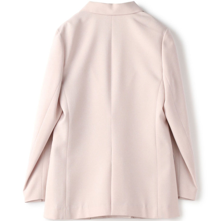 シルバーライン 【SILVER LINE】【春夏】6釦2掛けダブルブレザー/4S SUSTAINABILITY&ECOLOGY FABRIC/ピンク×メタル釦 赤淡色