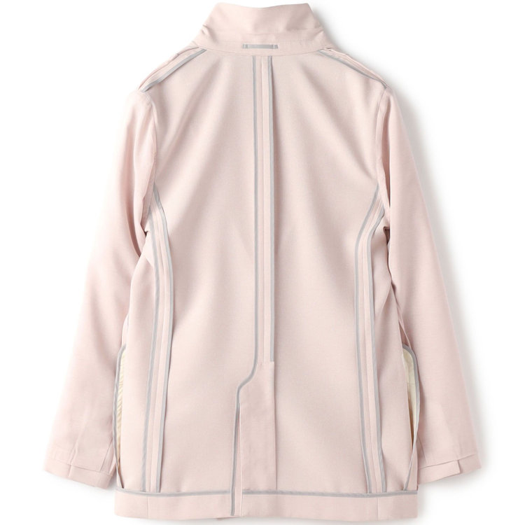 シルバーライン 【SILVER LINE】【春夏】6釦2掛けダブルブレザー/4S SUSTAINABILITY&ECOLOGY FABRIC/ピンク×メタル釦 赤淡色