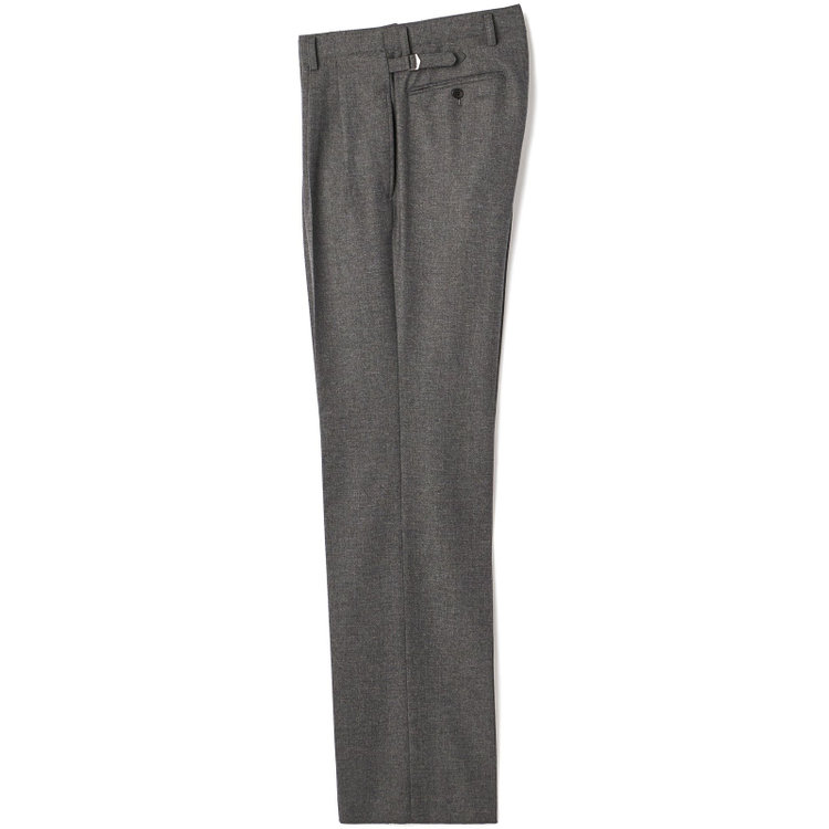 シルバーライン 【CLASSICO WIDE】【秋冬】 6釦ダブルジャケット 2タックパンツ /グレー×ソリッド /MARZOTTO社生地 /サイド尾錠付 /※裾上げ必要 グレー中間