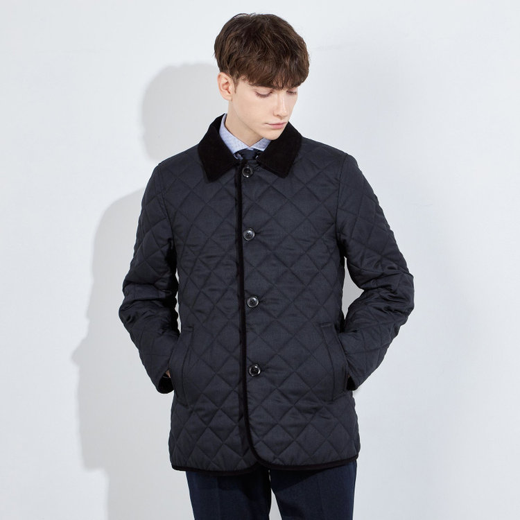 シルバーライン 【SL】キルティングコート/ネイビー 紺中間