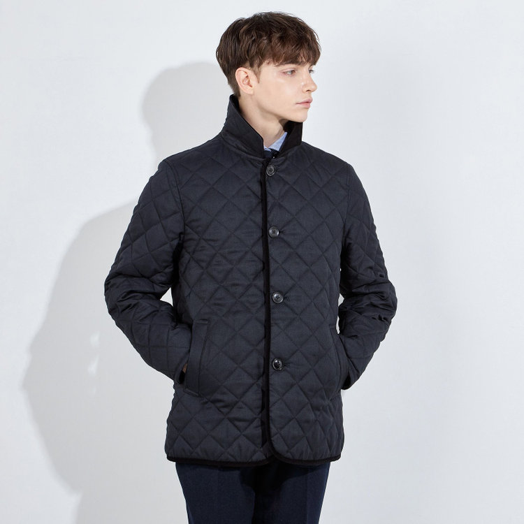 シルバーライン 【SL】キルティングコート/ネイビー 紺中間