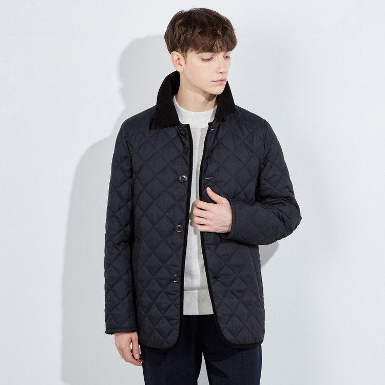 シルバーライン 【SL】キルティングコート/ネイビー 紺中間
