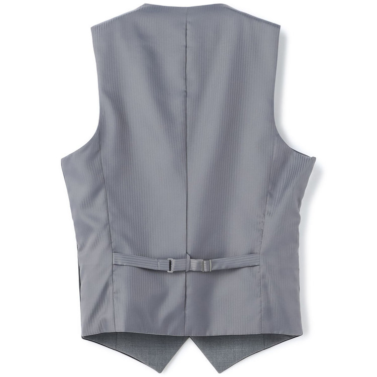 ブラックライン 【BL】【年間】リバーシブルジレ(ベスト)/ブラック×ソリッド＆グレー×ソリッド 黒