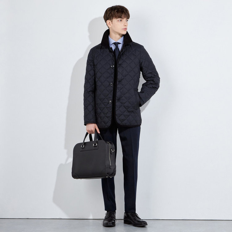 シルバーライン 【SL】キルティングコート/ネイビー 紺中間