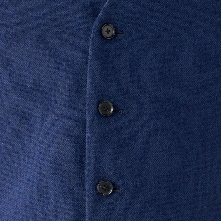 シルバーライン 【WEB限定/OUTLET】【SL】【秋冬】リバーシブルジレ(ベスト)/ネイビー＆グレー/NANO-HEAT 紺中間