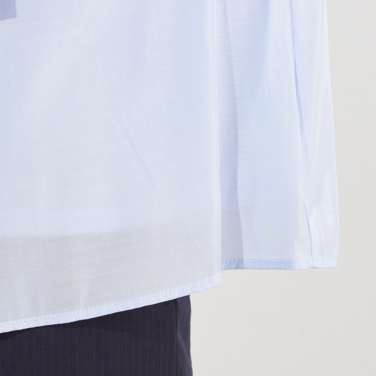 サマンサ 【SUIT SELECT×Samantha Thavasa】【長袖】リボンブラウス/ブルー 青淡色