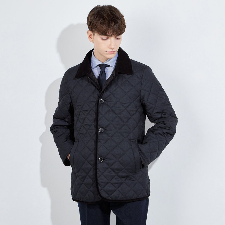 シルバーライン 【SL】キルティングコート/ネイビー 紺中間