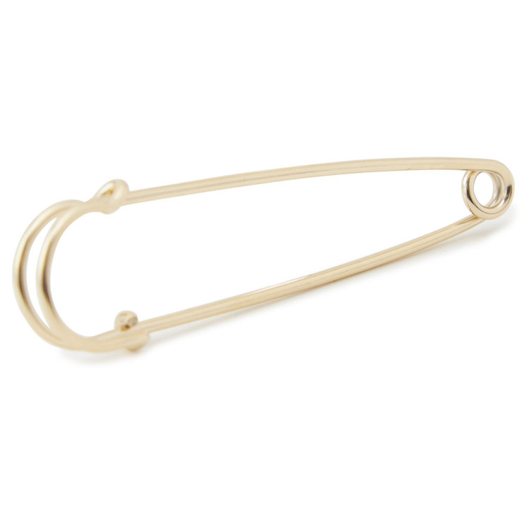 安全ピン型 ネクタイピン/ゴールド（S-PIN-GD_X）｜レディース