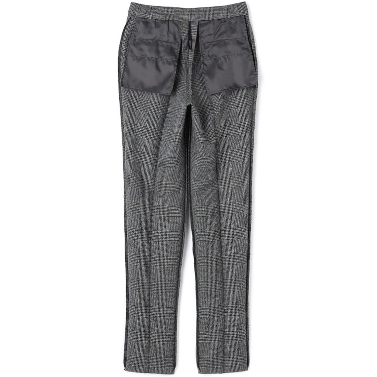 シルバーライン 【SL】【秋冬】2釦シングルパンツスーツ/グレー＆ブラック×グレンチェック/ウォッシャブル/パンツウエストゴムシャーリング仕様/※パンツ裾上げ必要 グレー中間