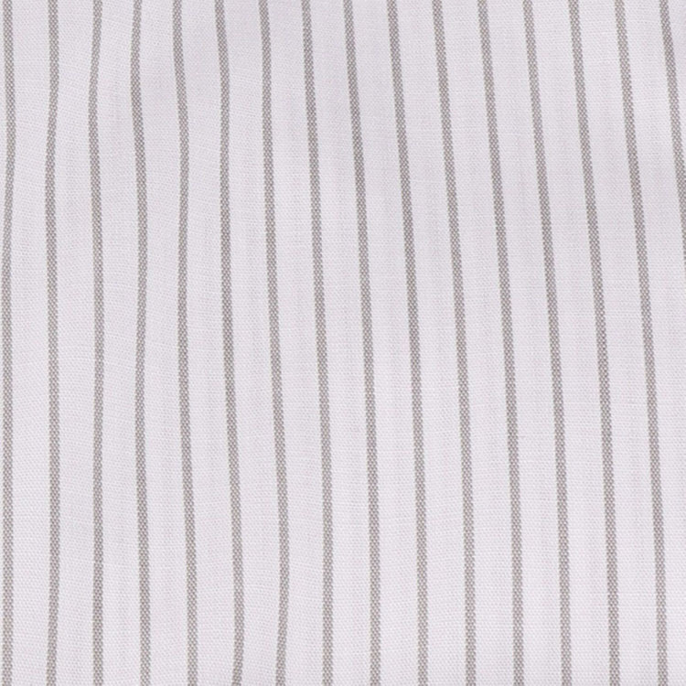 ブラックライン 【発送在庫あり】【BLACK LINE】【形態安定】ワイドカラードレスワイシャツ/ホワイト×グレーストライプ グレー系(灰)