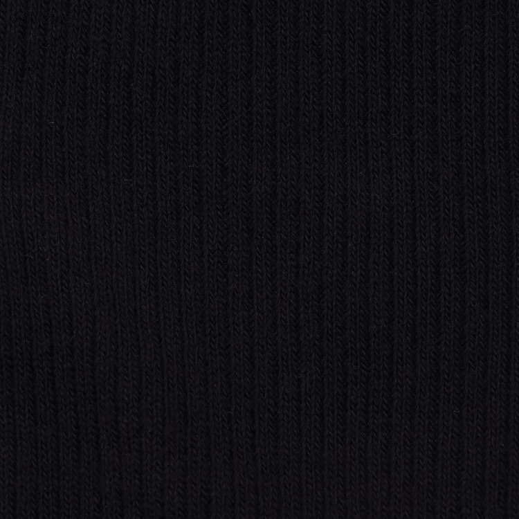 スーツセレクト 【発送在庫あり】ソックス/ブラック×リブ/（25cm～27cm） 黒