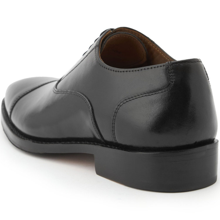 スーツセレクト ストレートチップドレスシューズ/ブラック/牛革(カーフ)/グットイヤーウエルト製法 黒