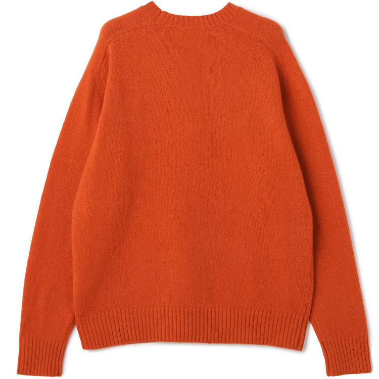 ソノタ 【RBC】【秋冬】ソフトシャギーウールクルーネックニットセーター/オレンジ 橙中間