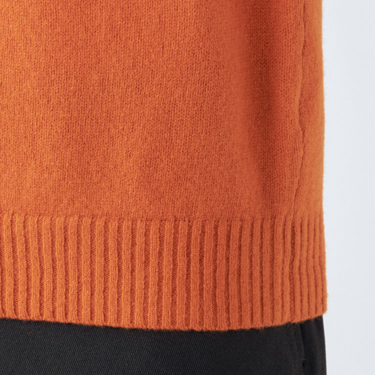 ソノタ 【RBC】【秋冬】ソフトシャギーウールクルーネックニットセーター/オレンジ 橙中間
