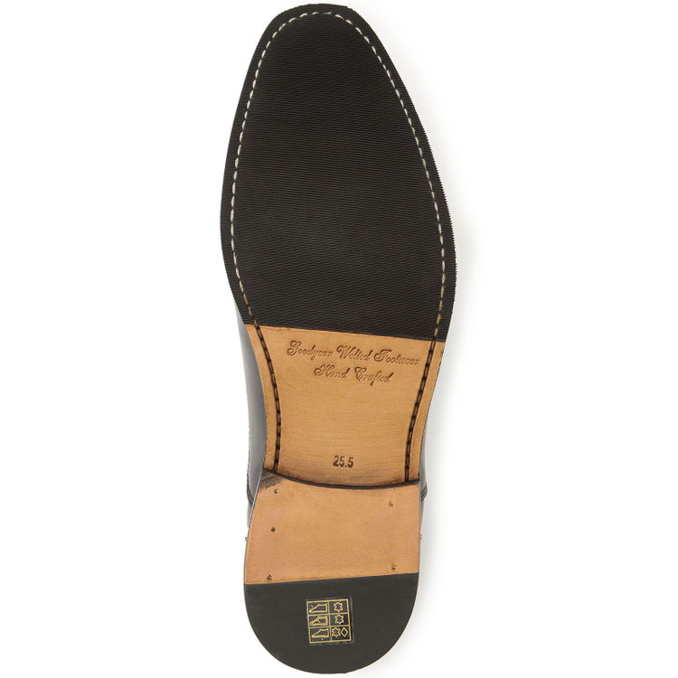 スーツセレクト ストレートチップドレスシューズ/ブラック/牛革(カーフ)/グットイヤーウエルト製法 黒