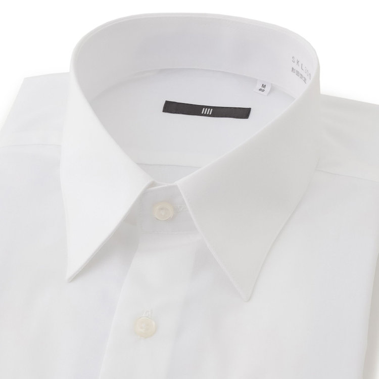 ブラックライン 【BLACK LINE】【形態安定】レギュラーカラーワイシャツ/ホワイト 白