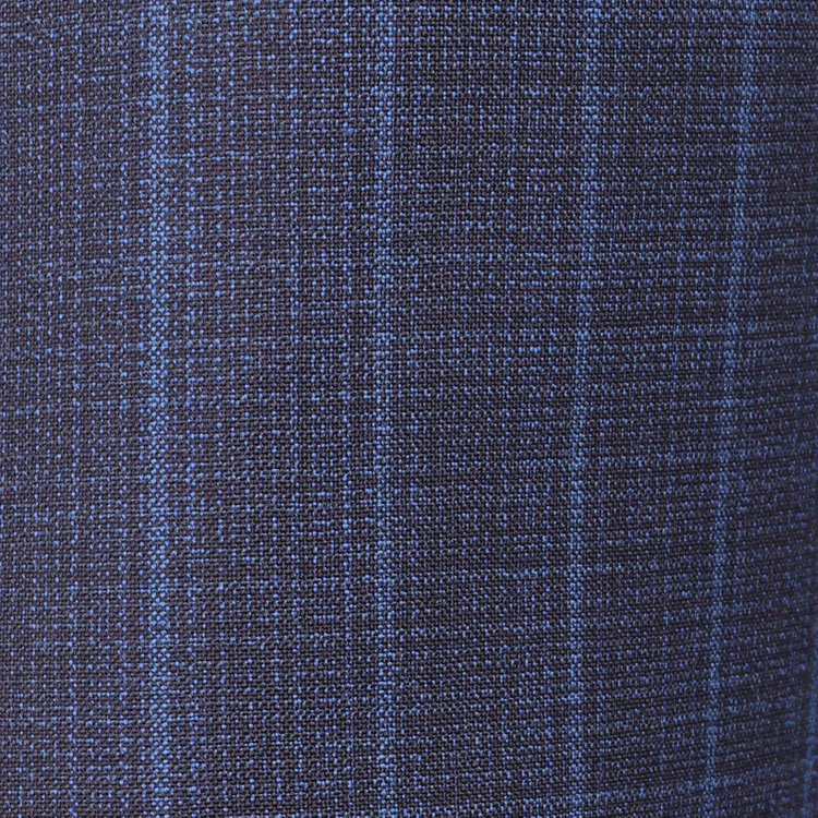 スーツセレクト 【CLASSICO TAPERED】【春夏】3釦段返りシングルスーツ 2タック/ネイビー×ストライプ/MARZOTTO ネイビー系(紺)