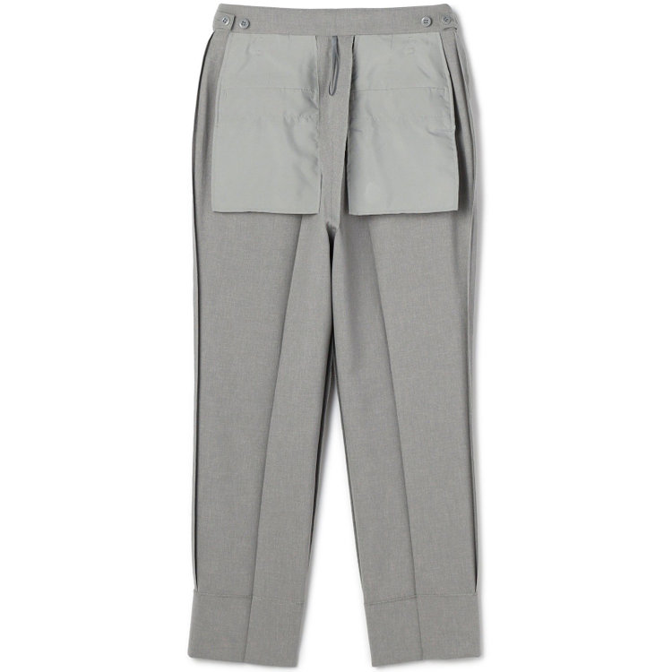 シルバーライン 【SILVER LINE】【年間】1釦シングルパンツスーツ/ライトグレー/ウォッシャブル/Naturemier/4S SUSTAINABILITY&ECOLOGY FABRIC/※パンツ裾上げ済仕様 グレー淡色