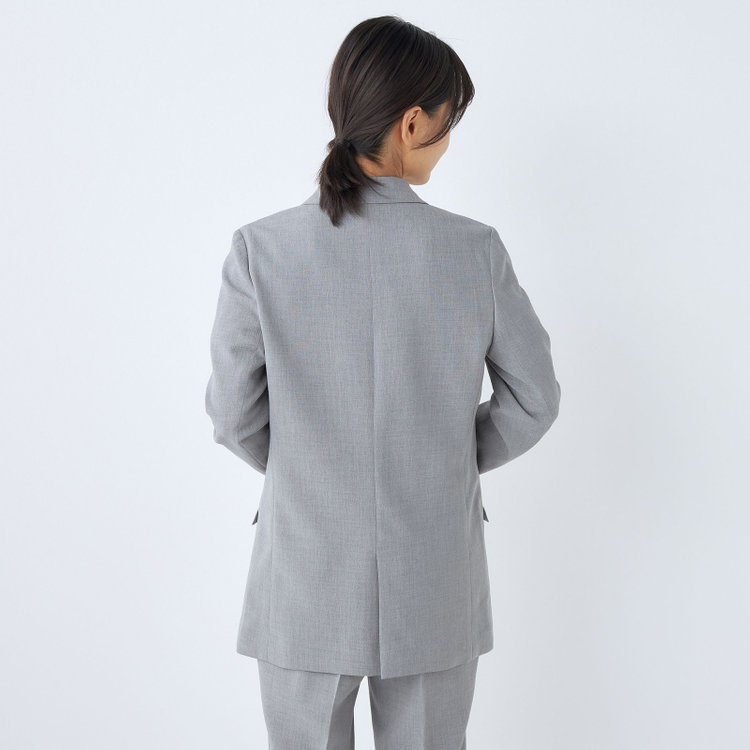 シルバーライン 【SL】【春夏】6釦2掛けダブルジャケット/グレー/ウォッシャブル/Naturemier グレー淡色