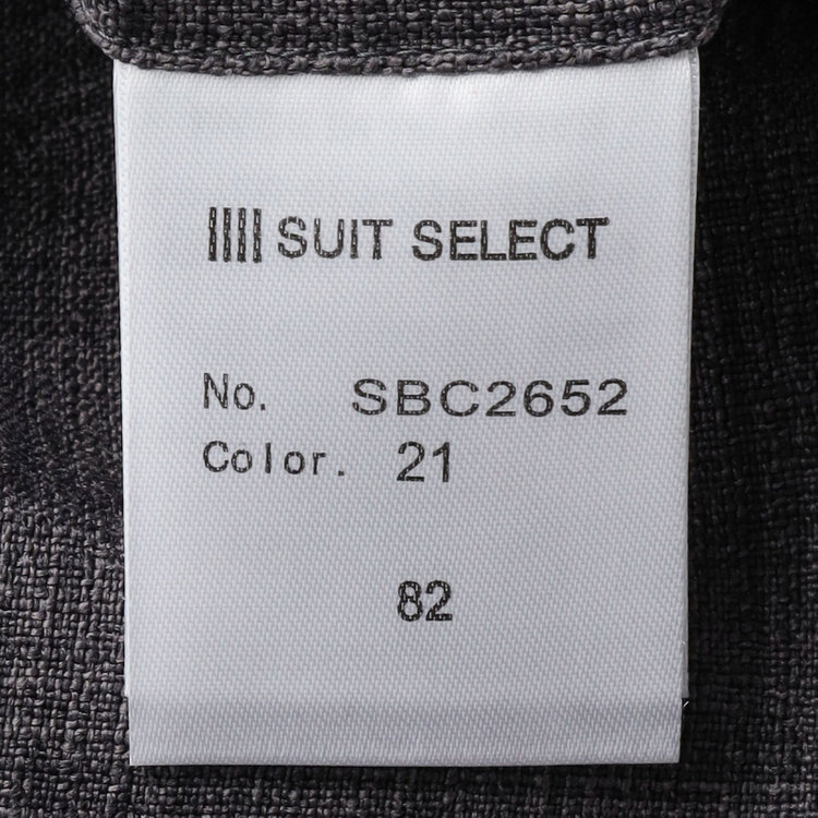 ブラックライン 【SLIM TAPERED】【春夏】0タックテーパードパンツ/グレー×スラブ/ウエストムーブ/4S SUSTAINABILITY&ECOLOGY FABRIC「ウォッシャブル」「ストレッチ」/※裾直し必要 グレー中間