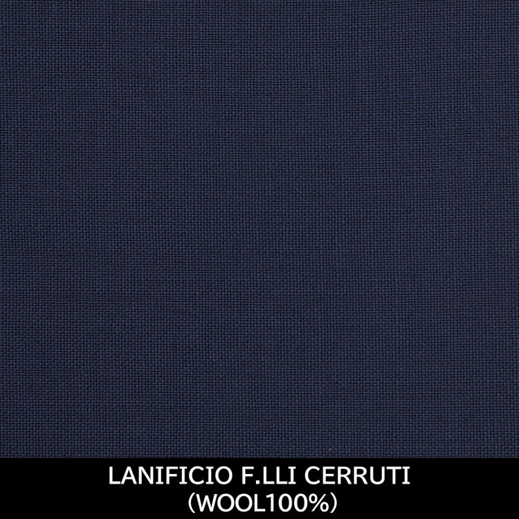 スーツセレクト 【国内縫製】【MEN'S】【パターンオーダー】【SKINNY】【春夏】スーツ/ネイビー/LANIFICIO F.LLI CERRUTI (WOOL100%) 紺中間
