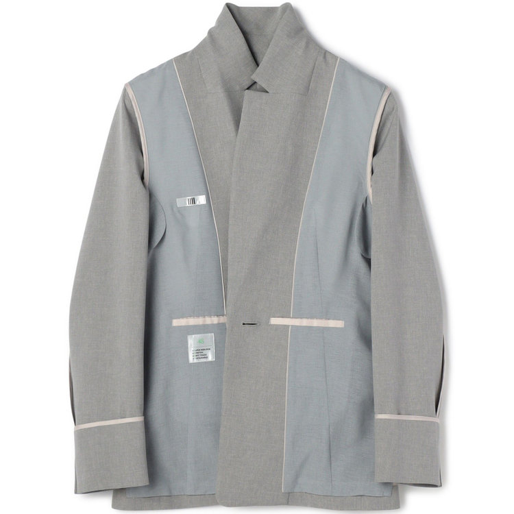 シルバーライン 【SILVER LINE】【年間】1釦シングルパンツスーツ/ライトグレー/ウォッシャブル/Naturemier/4S SUSTAINABILITY&ECOLOGY FABRIC/※パンツ裾上げ済仕様 グレー淡色
