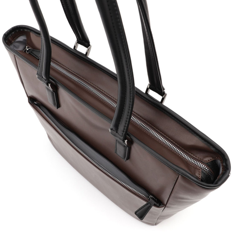 スーツセレクト トートバッグ/ブラウン 茶中間