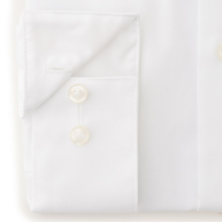 ブラックライン 【BLACK LINE】【形態安定】レギュラーカラーワイシャツ/ホワイト 白