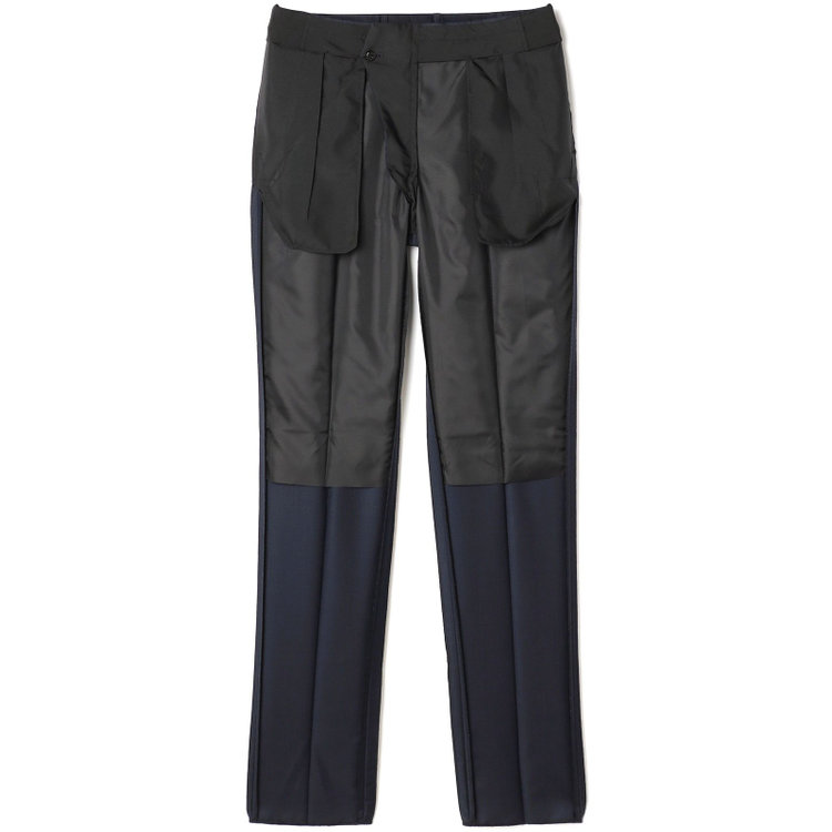 シルバーライン 【先行予約】【CLASSICO TAPERED】【秋冬】2釦シングルスーツ 1タック/ネイビー×ピンヘッド/ウエストムーブ/Ermenegildo Zegna TREFEO /※裾上げ必要 紺中間