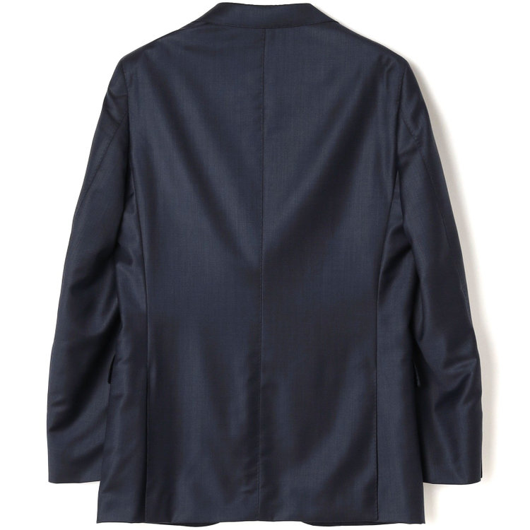 シルバーライン 【先行予約】【CLASSICO TAPERED】【秋冬】2釦シングルスーツ 1タック/ネイビー×ピンヘッド/ウエストムーブ/Ermenegildo Zegna TREFEO /※裾上げ必要 紺中間