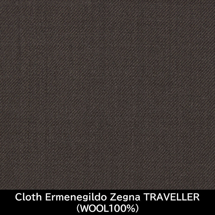 スーツセレクト 【日本製】【WOMEN'S】【パターンオーダー】【RELAX TAPERED】【春夏】スーツ/ブラウン/Cloth Ermenegildo Zegna TRAVELLER(WOOL100%) ブラウン系(茶)