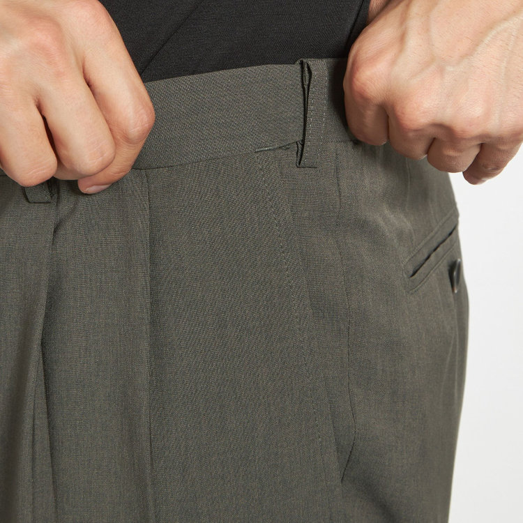 シルバーライン 【RBC】【春夏】2釦シングルスーツ 1タック/カーキ/ウエストムーブ/4S AIR SUSTAINABILITY&ECOLOGY FABRIC/COOL MAX/※パンツ裾上げ済仕様 その他