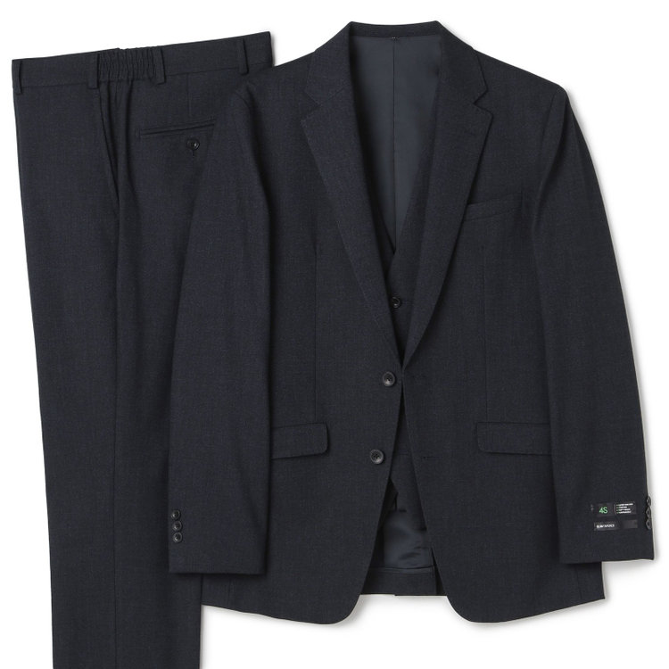 CLASSICO TAPERED】【秋冬】2釦シングルスーツ 1タック/ブラウン