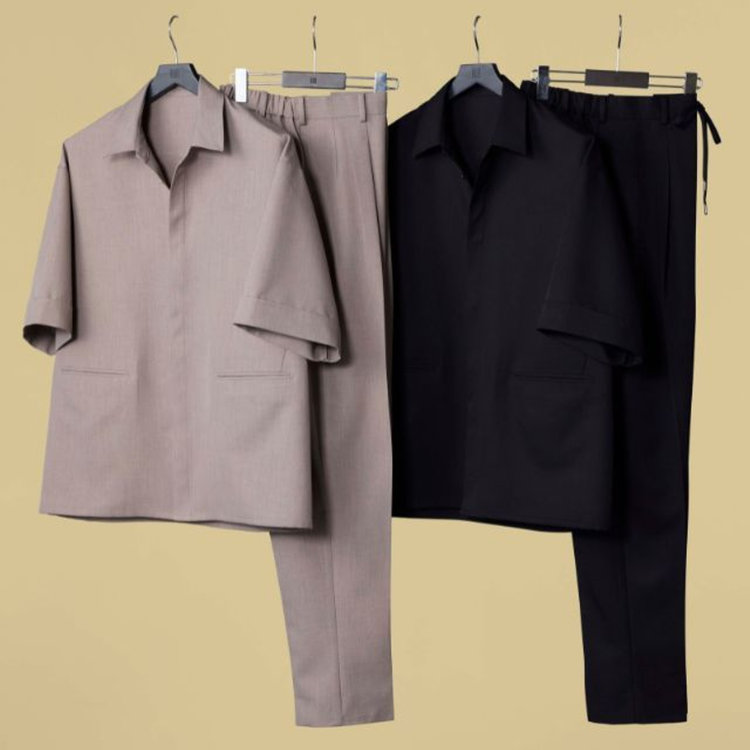 ブラックライン 「TailoredCasual」【春夏】バレルパンツ/ブラック/※裾上げ済仕様　 黒