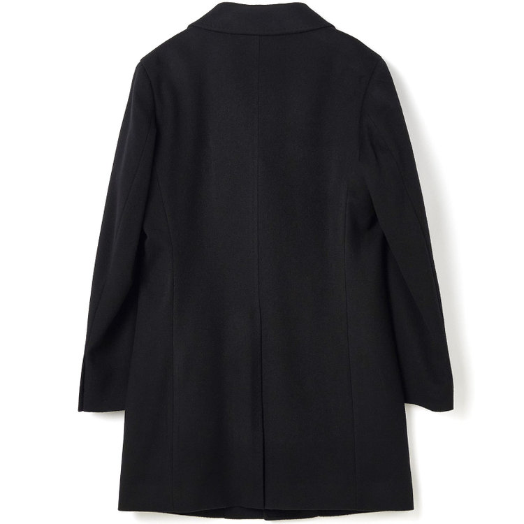 ブラックライン 【BL】ウールチェスターコート/ブラック×ソリッド/NEW ZEALAND WOOL LIMITED EDITION 黒