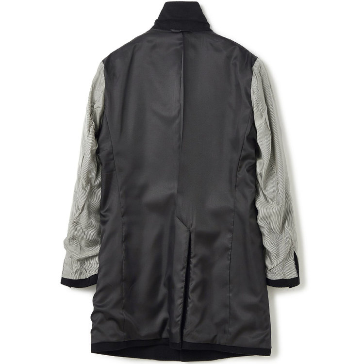 ブラックライン 【BL】ウールチェスターコート/ブラック×ソリッド/NEW ZEALAND WOOL LIMITED EDITION 黒